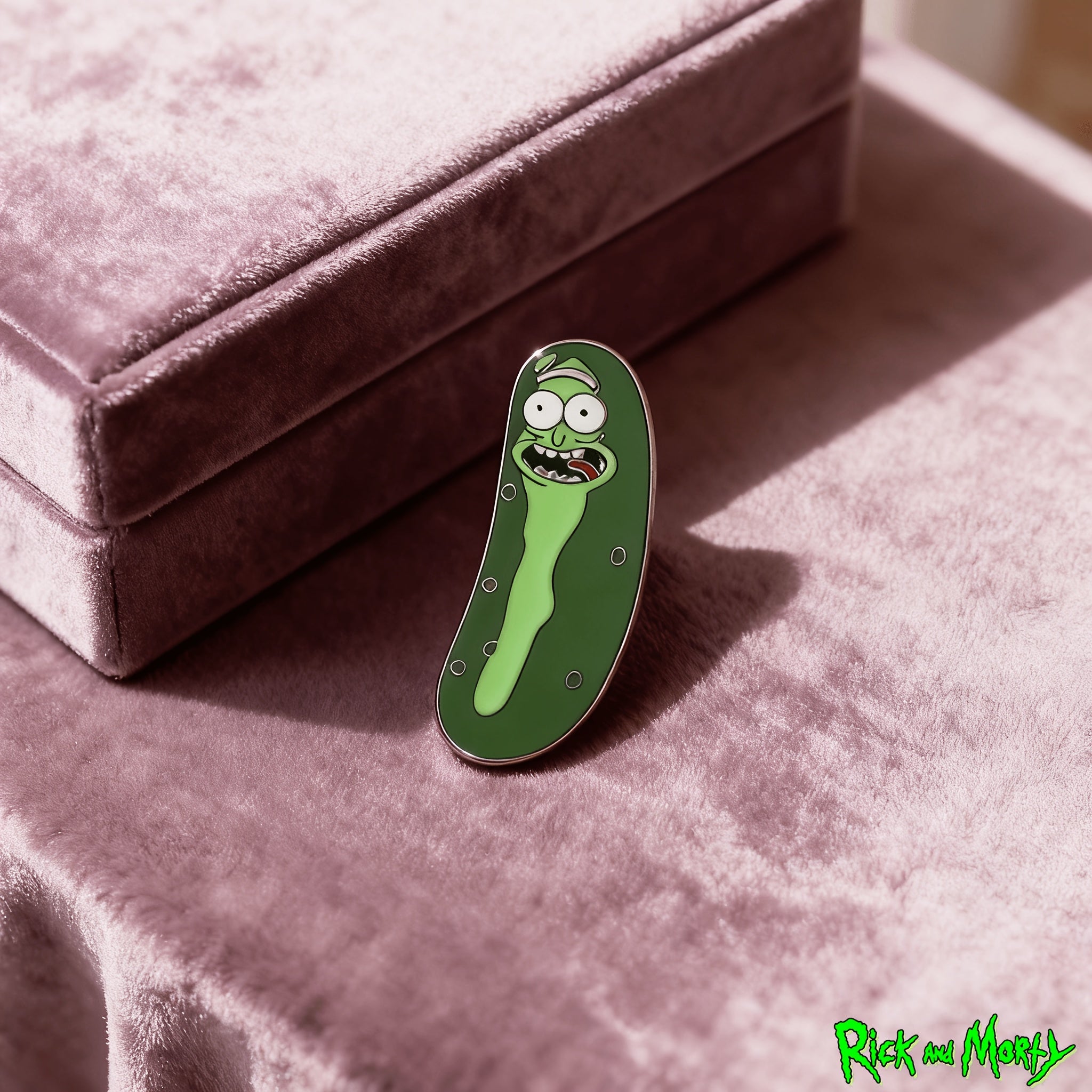{Officially Licensed} 1 pc Rick and Morty Enamel Brooch - Cartoon Character Badge, Durable Metal Brooch, Perfect for Jackets, Backpacks, and Outfit Accessories, Perfect Gift for Fans, Christmas Gift | Cartoon Character Brooch